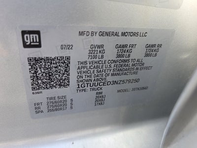 2022 GMC Sierra 1500 Elevation