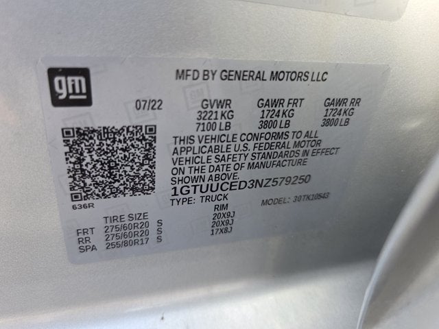 2022 GMC Sierra 1500 Elevation