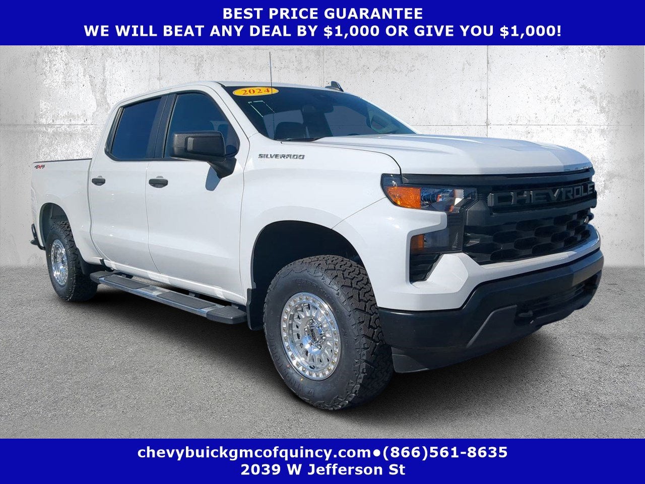 2024 Chevrolet Silverado 1500 Work Truck 1WT 4X4 Crew Cab Standard Box's photo