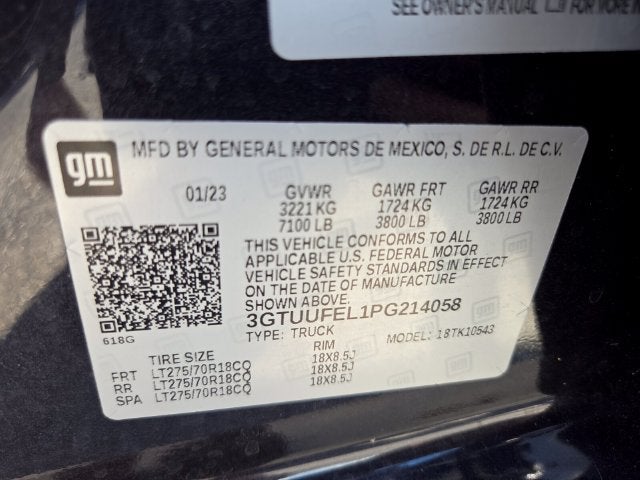 2023 GMC Sierra 1500 AT4X