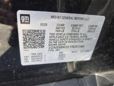 2026 Chevrolet Suburban LS