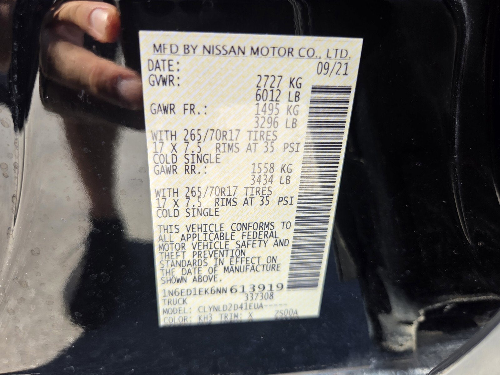 2022 Nissan Frontier Crew Cab PRO-4X 4x4