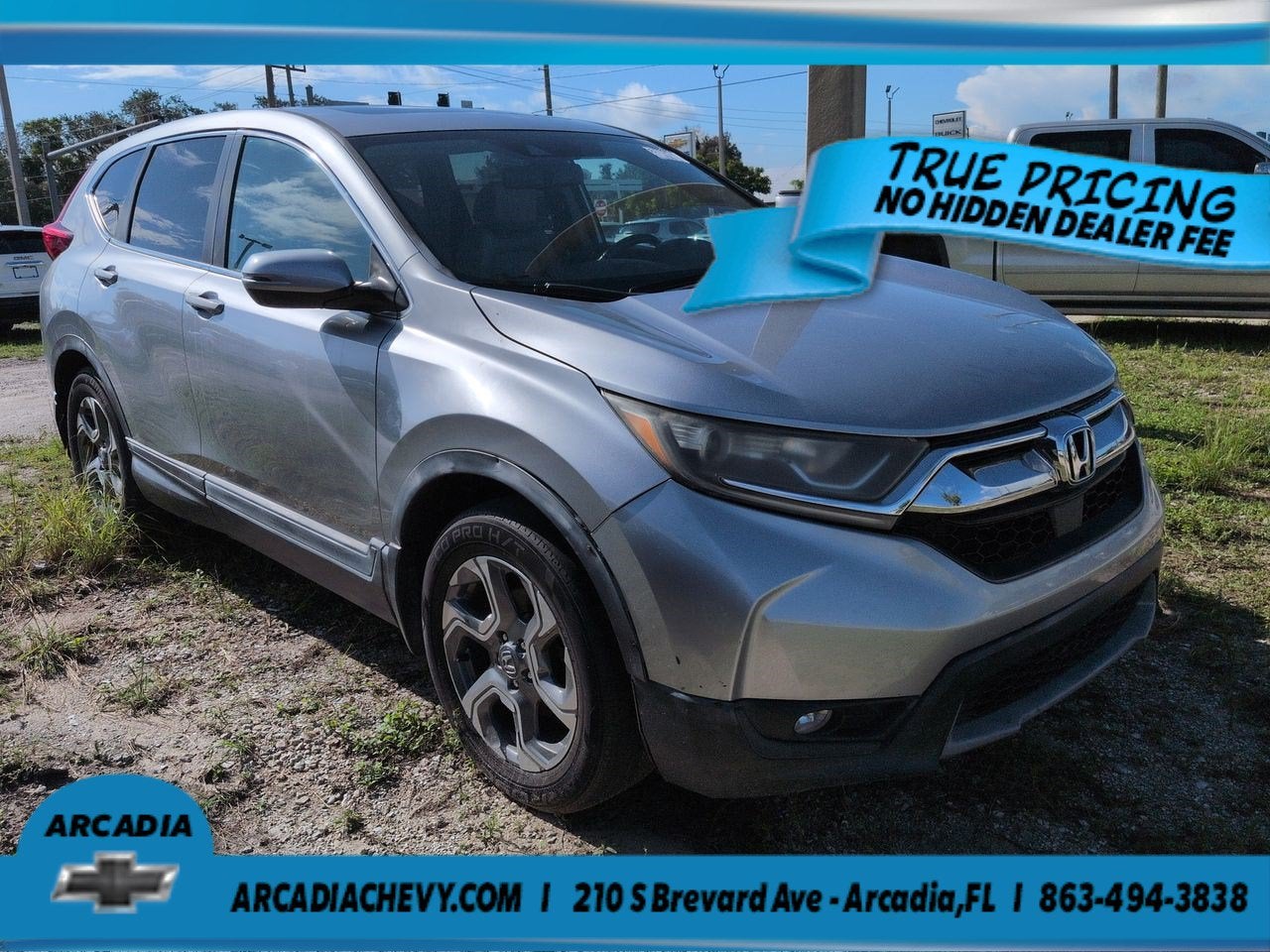 Used 2017 Honda CR-V EX-L with VIN 7FARW1H86HE010331 for sale in Quincy, FL