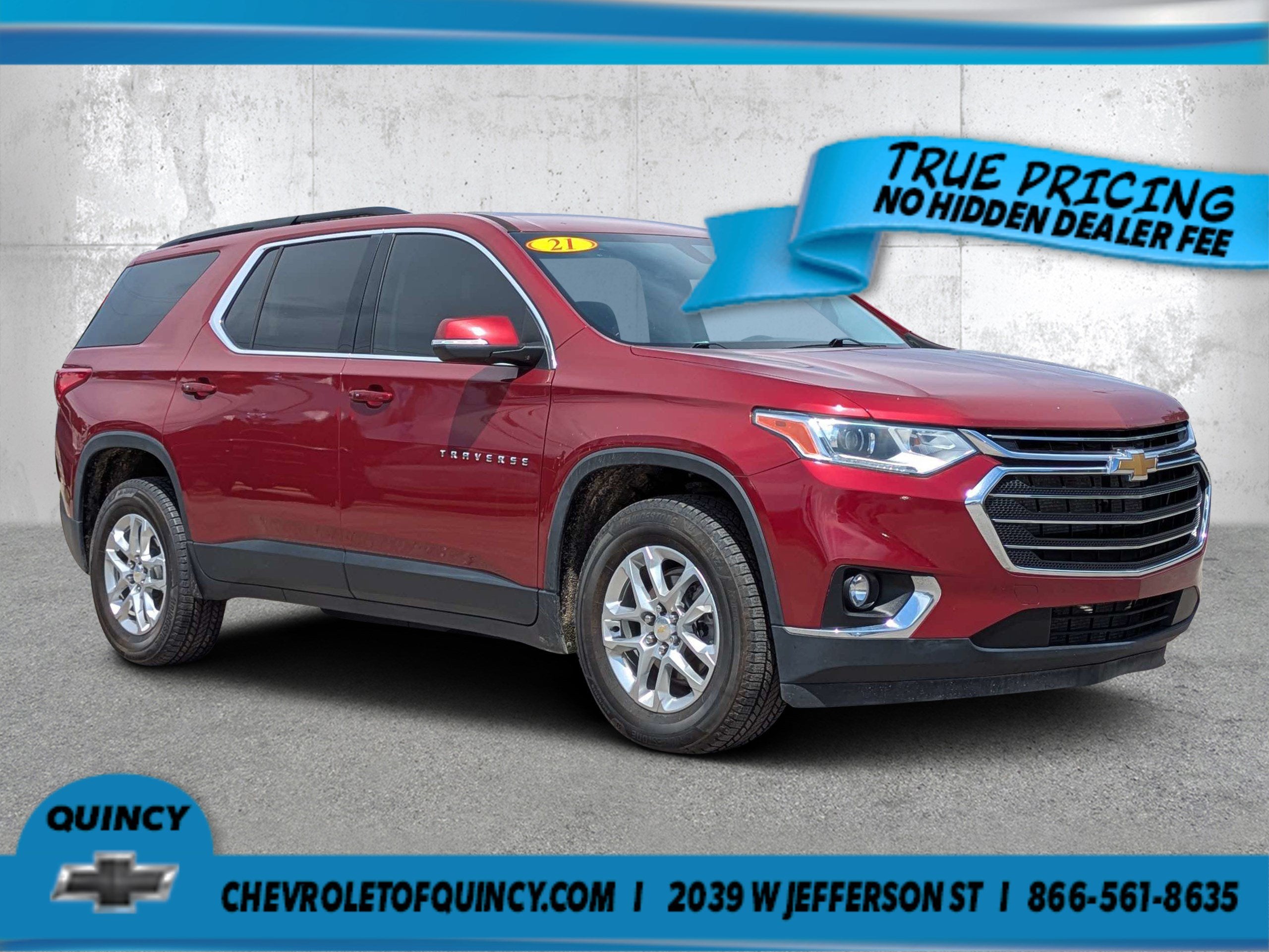 2021 Chevrolet Traverse LT Cloth