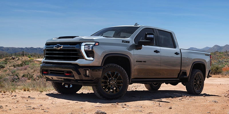 Chevrolet Silverado HD2500 parked in desert