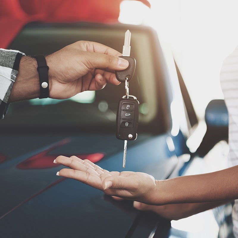 Plattner's Quincy Chevrolet in QUINCY FL customer receiving new keys